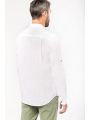 Chemise personnalisable KARIBAN Chemise lin et coton manches longues homme