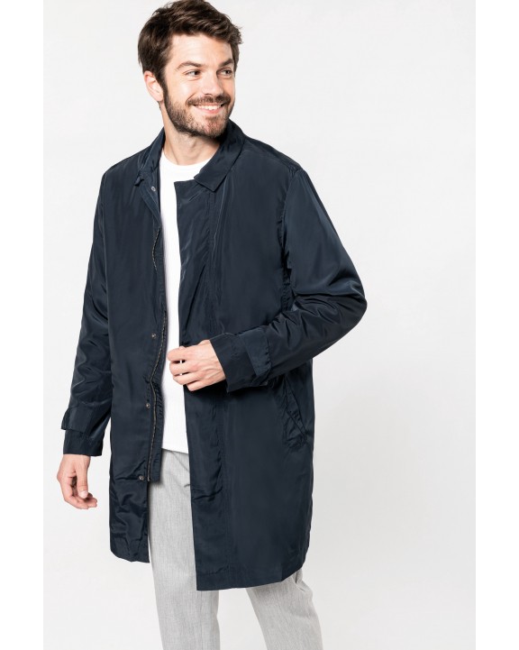 KARIBAN Leichter Herren-Trenchcoat Jacke personalisierbar