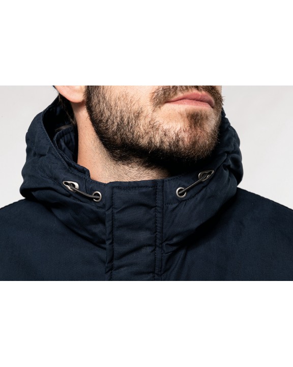 KARIBAN Parka mit Kapuze Jacke personalisierbar