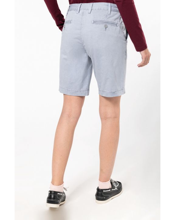  KARIBAN Bermuda-Shorts für Damen im ausgewaschenen Look personalisierbar