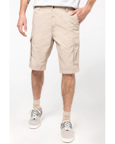 KARIBAN Leichte Bermuda-Shorts für Herren mit mehreren Taschen  personalisierbar