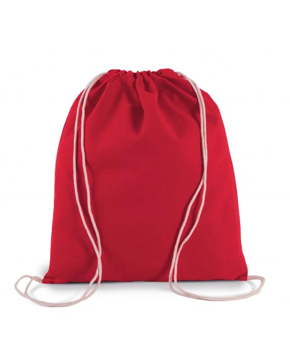 Tasche KIMOOD Kleiner Rucksack aus Bio-Baumwolle mit Kordeln personalisierbar