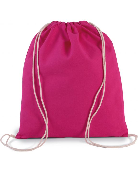 Tasche KIMOOD Kleiner Rucksack aus Bio-Baumwolle mit Kordeln personalisierbar