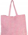 Tote bag personnalisable KIMOOD Sac shopping à rayures en juco
