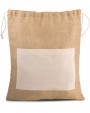 Sac & bagagerie personnalisable KIMOOD Sac en toile de jute avec cordelettes