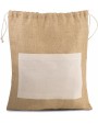 Sac & bagagerie personnalisable KIMOOD Sac en toile de jute avec cordelettes