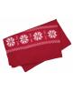 Bandana, foulard & das K-UP Gebreide kerstsjaal met sterrenpatroon voor bedrukking & borduring