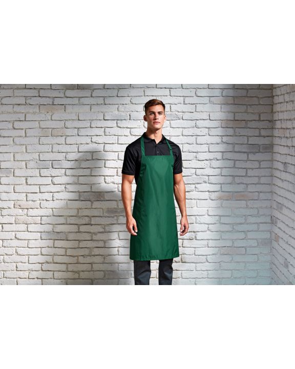 Schort PREMIER Waterproof bib apron voor bedrukking & borduring