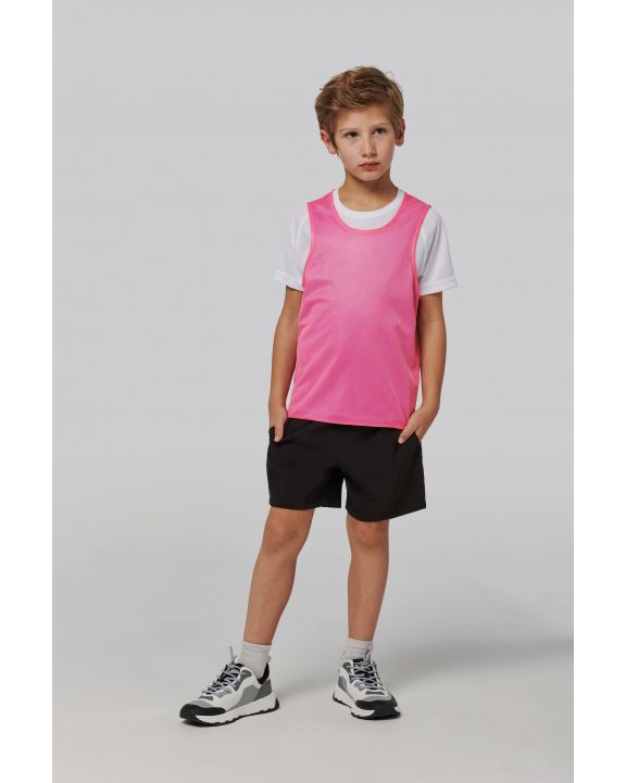 T-shirt PROACT Omkeerbaar multisport-hesje kids voor bedrukking & borduring