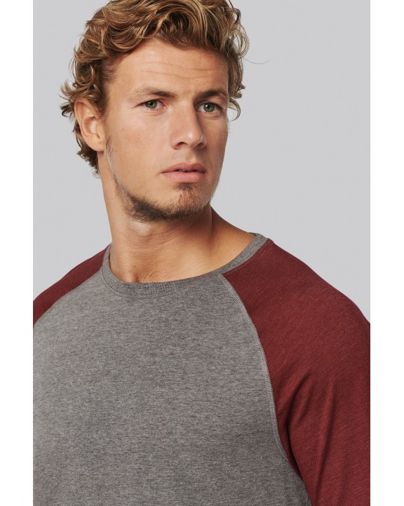 T-shirt personnalisable PROACT T-shirt triblend bicolore sport manches courtes unisexe