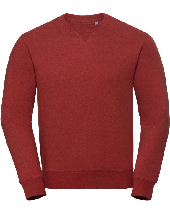 Sweater RUSSELL Authentic Crew neck melange sweatshirt voor bedrukking & borduring