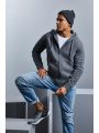 Sweater RUSSELL MEN´S AUTHENTIC MELANGE ZIPPED voor bedrukking &amp; borduring