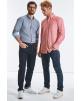Chemise personnalisable RUSSELL Chemise Oxford lavée manches longues