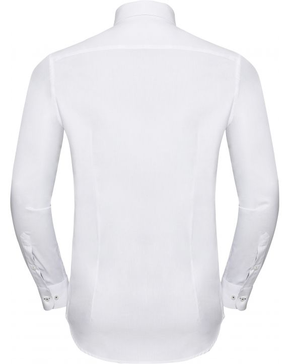 Hemd RUSSELL Long sleeve herringbone shirt personalisierbar