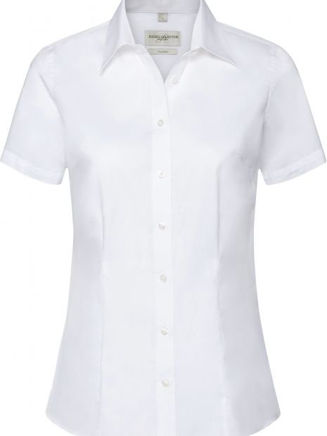 LADIES' SHORT SLEEVE TAILORED COOLMAX® SHIRT