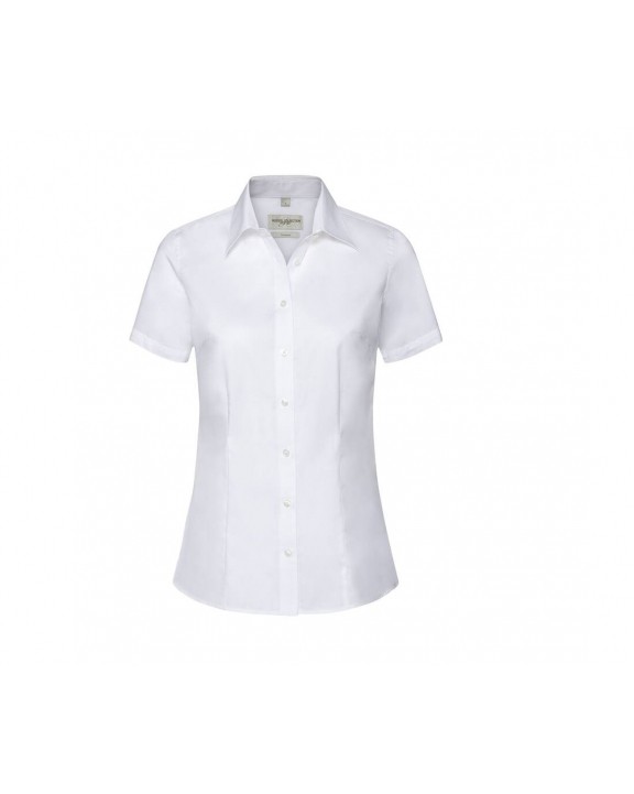 Chemise personnalisable RUSSELL LADIES' SHORT SLEEVE TAILORED COOLMAX® SHIRT