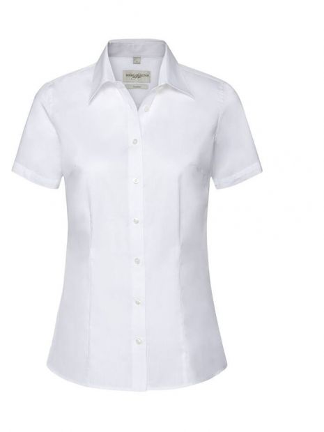 LADIES' SHORT SLEEVE TAILORED COOLMAX® SHIRT