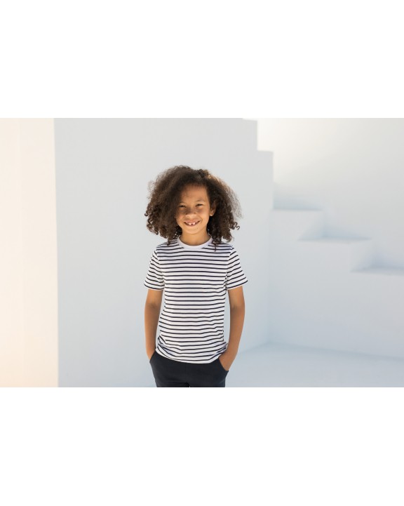 T-shirt personnalisable SKINNIFIT T-shirt rayé enfant