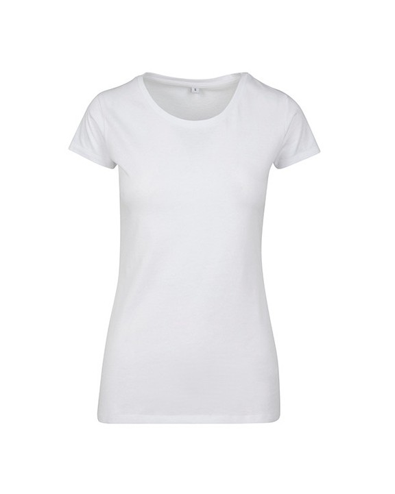 T-shirt BUILD YOUR BRAND Ladies Merch T-Shirt voor bedrukking &amp; borduring