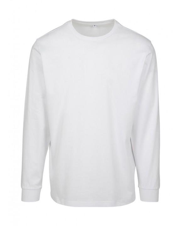 BUILD YOUR BRAND Longsleeve With Cuffrib T-Shirt personalisierbar