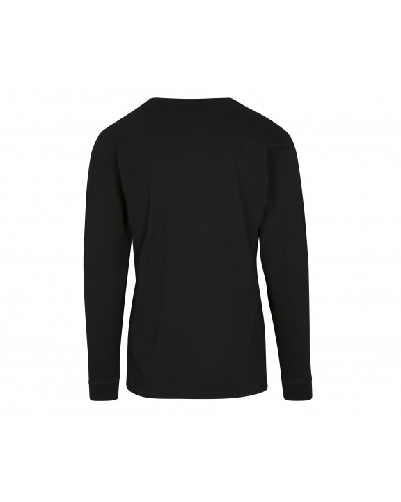 BUILD YOUR BRAND Longsleeve With Cuffrib T-Shirt personalisierbar