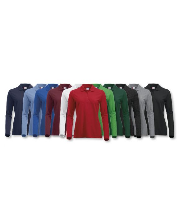 Poloshirt CLIQUE Classic Marion L/S voor bedrukking & borduring