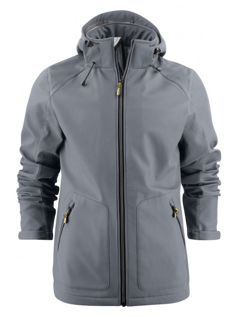 PRINTER VESTE SOFTSHELL KARTING gris acier personnalisable