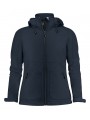 PRINTER VESTE SOFTSHELL KARTING FEMME bleu marine foncé personnalisable