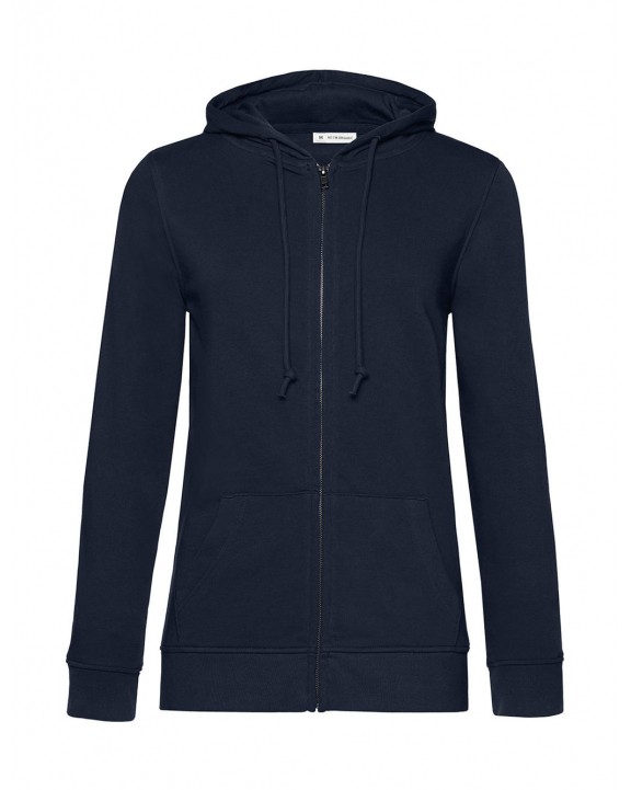 Sweat-shirt personnalisable B&C Organic Inspire Zipped Hood /women