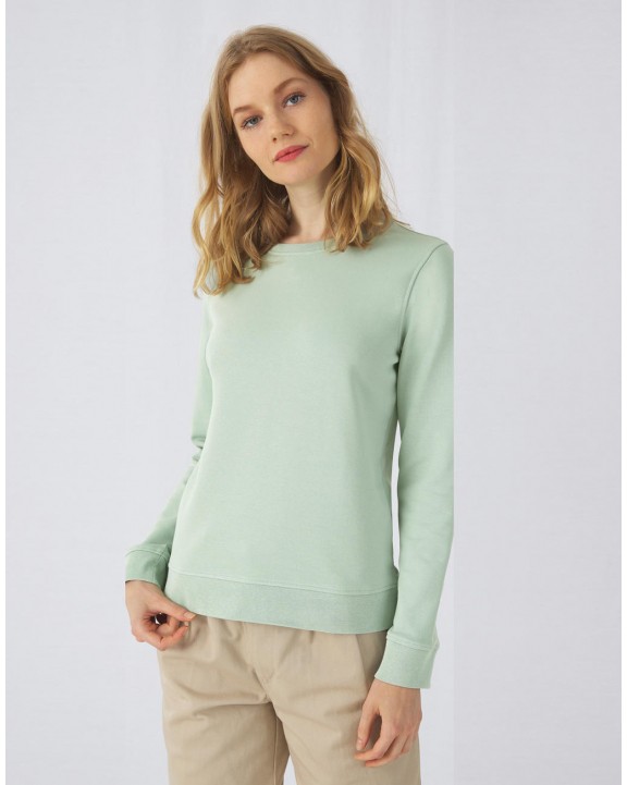 Sweat-shirt personnalisable B&C Organic Inspire Crew Neck /women