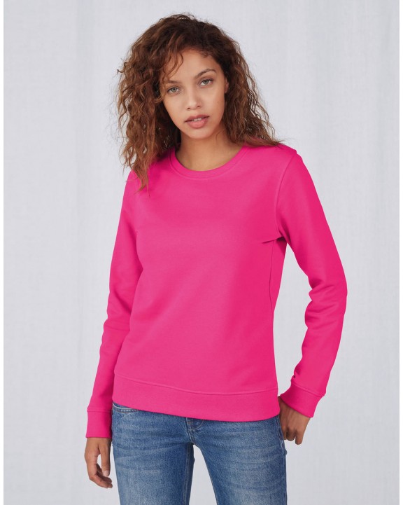 Sweat-shirt personnalisable B&C Organic Inspire Crew Neck /women