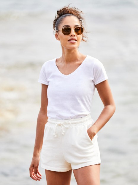 T-Shirts à personnaliser FOL ICONIC V NECK T WOMEN blanc