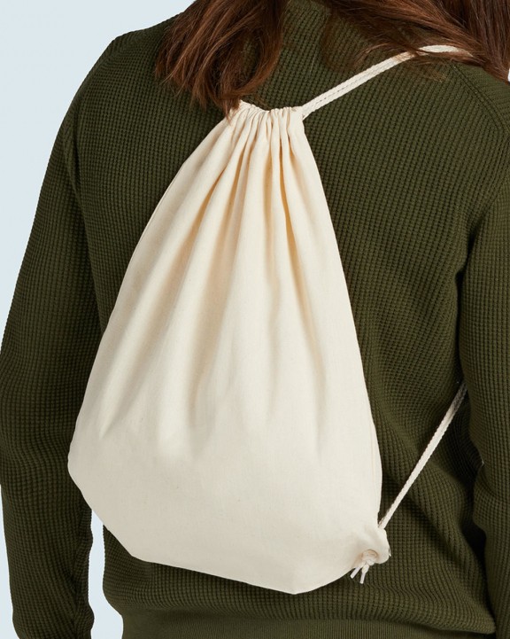 Sac & bagagerie personnalisable BAGS BY JASSZ Baby Canvas Cotton Drawstring Backpack