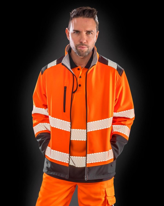 RESULT Printable Ripstop Safety Softshell Softshell personalisierbar