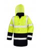 Veste personnalisable RESULT Core Motorway 2-Tone Safety Coat
