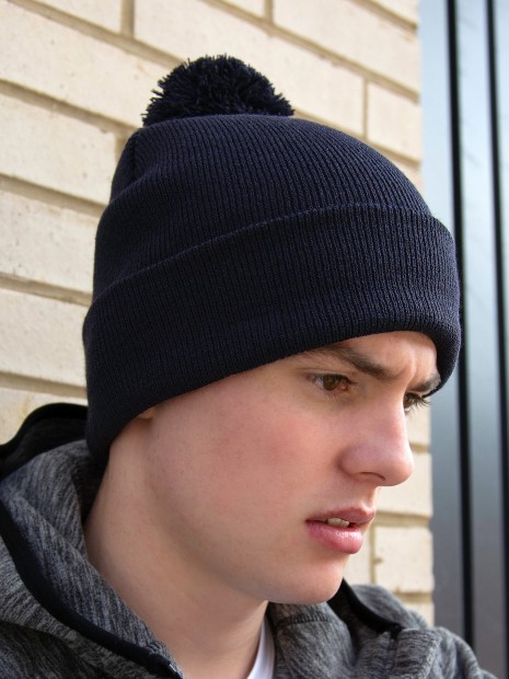 Bonnets, Écharpes & Gants à personnaliser RESULT Bonnet pompon BEANIE 