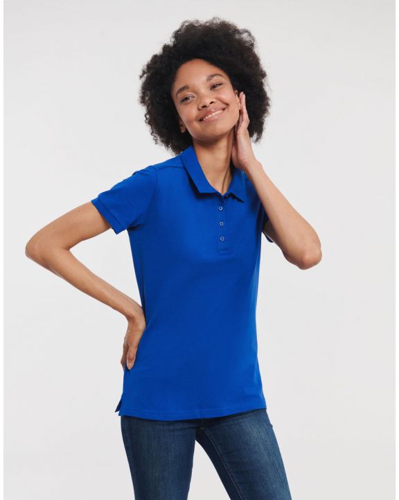 Poloshirt RUSSELL Ladies' Tailored Stretch Polo personalisierbar