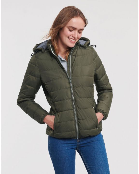 Jacke RUSSELL Ladies' Hooded Nano Jacket personalisierbar