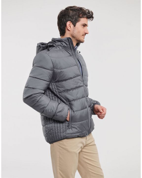 Jas RUSSELL Men's Hooded Nano Jacket voor bedrukking & borduring