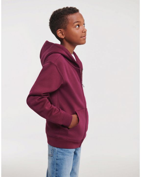 Sweatshirt RUSSELL Kids' Authentic Zipped Hood Sweat personalisierbar