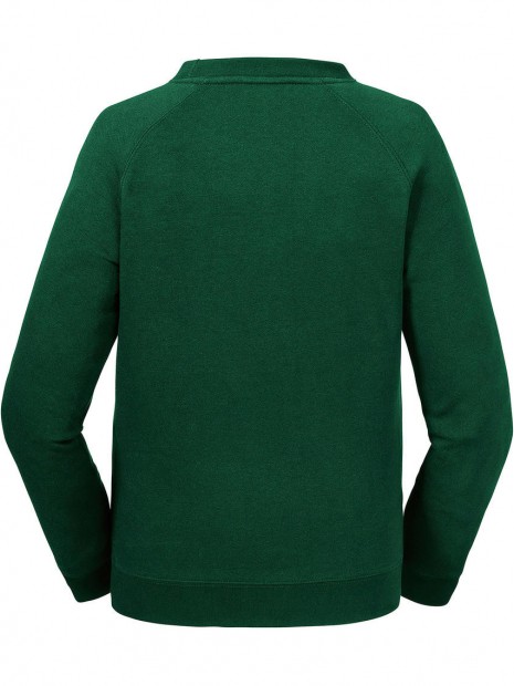 Sweat-shirts à personnaliser RUSSELL Kids' Authentic Raglan Sweat vert bouteille