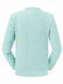 Sweat-shirts à personnaliser RUSSELL Pure Organic Reversible Sweat aqua