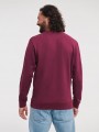 Sweat-shirts à personnaliser RUSSELL Pure Organic Reversible Sweat bordeaux