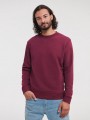 Sweat-shirts à personnaliser RUSSELL Pure Organic Reversible Sweat bordeaux