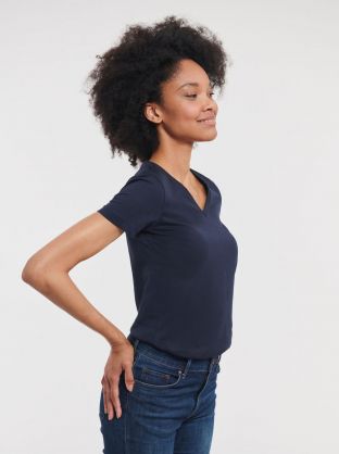 Ladies' Pure Organic V-Neck Tee