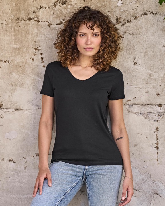 TEE JAYS Women's Luxury V-Neck Tee T-Shirt personalisierbar