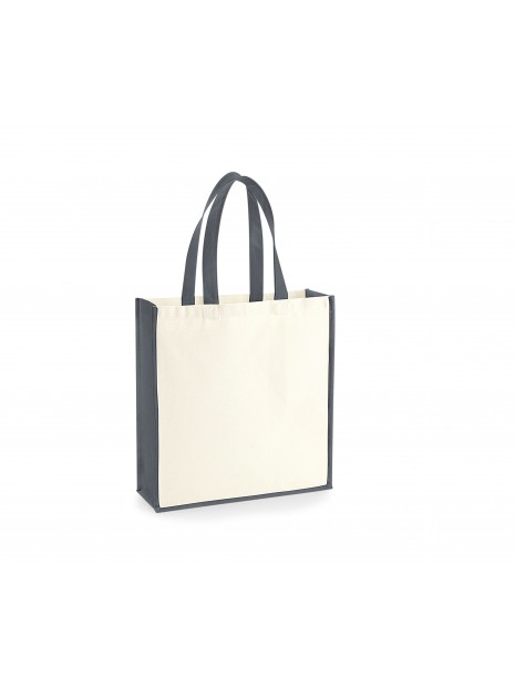 WESTFORDMILL GALLERY CANVAS TOTE natural/graphite grey personnalisable