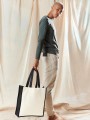 Tote bags à personnaliser WESTFORDMILL GALLERY CANVAS TOTE naturel/noir