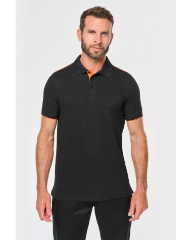 Poloshirt WK. DESIGNED TO WORK Contrasterende polo Day To Day korte mouwen voor bedrukking &amp; borduring