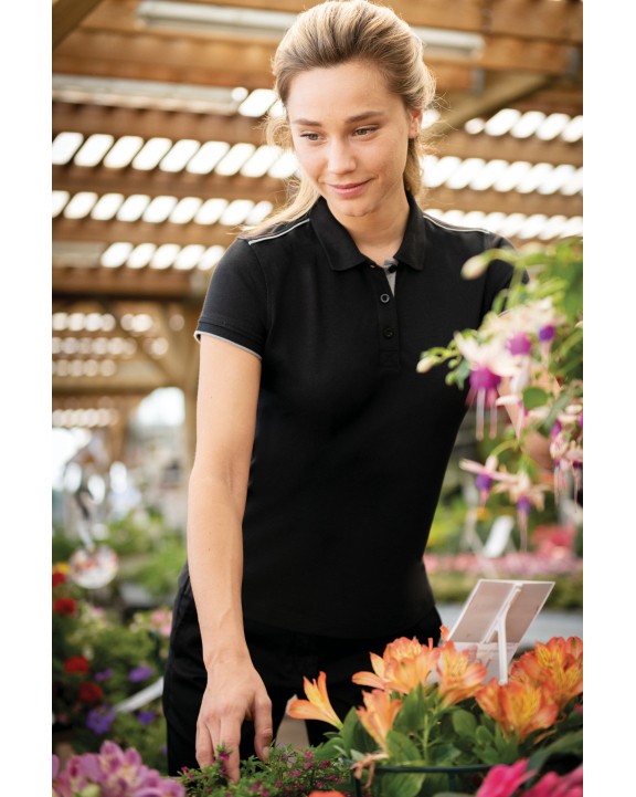 Polo personnalisable WK. DESIGNED TO WORK Polo Day To Day contrasté manches courtes femme